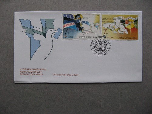 Cipro copertina fdc 1988 - cipro,,